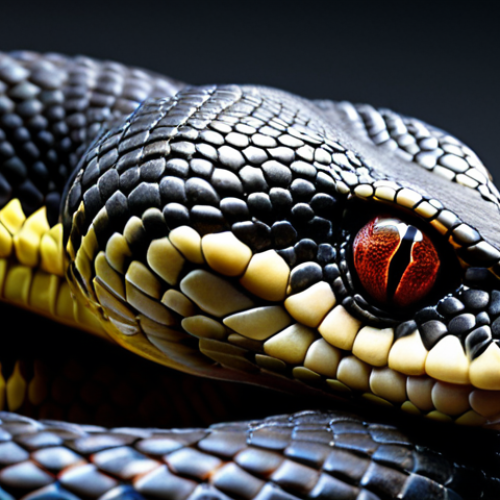Home 14 **
Close-up, dramatic molecular visualization of snake venom. Intricate details of the venom's components, highlighting specific toxins and their interactions. Focus on the application of molecular analysis techniques, showing the complexity and cutting-edge research.
**